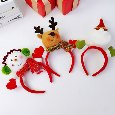 Kalėdų galvos apdangalas Kalėdų eglutė Briedžio ragai Plaukų lankas Vaikams Suaugusiesiems Galvos apdangalai Šiaurės elnių papuošalai Kalėdų puošmena Vakarėlio reikmenys Cosplay