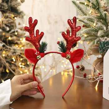 Xiaomi Χριστουγεννιάτικες κορδέλες κεφαλής Κέρατα αυτιών ελαφιού για παιδιά Santa Elk Antlers Baby Headband Kids Noel Navidad 2023 Αξεσουάρ μαλλιών
