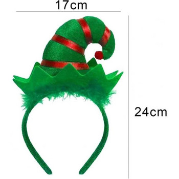 Ζώνες κεφαλής LED που αναβοσβήνουν Holiday Light Up Κοστούμια Elf Hair Bands για μπομπονιέρα για πάρτι Πρωτοχρονιά Χριστουγεννιάτικη διακόσμηση Navidad 2023