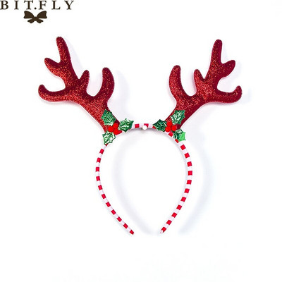 1 tk Jõulupeapael Juuksepael Sarved lumehelves Jõulupuu peapael Pearõngas Peakatted Jõulukingitus jõulupeole lastele