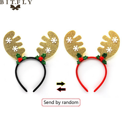 1 tk Jõulupeapael Juuksepael Sarved lumehelves Jõulupuu peapael Pearõngas Peakatted Jõulukingitus jõulupeole lastele