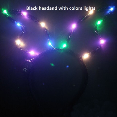 Žene, dijete, svjetleća svjetleća traka za glavu, traka za kosu, drvce, dodaci za blagdansku zabavu, dar, crveno-zelena božićna dekoracija 2023.