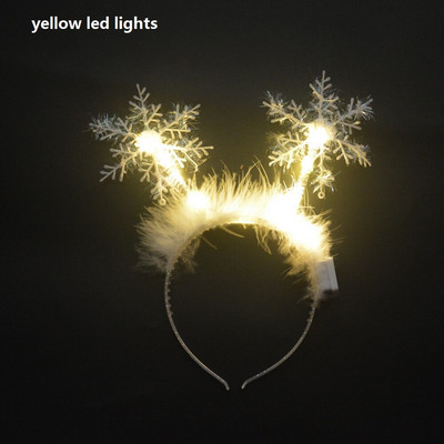 Žene, dijete, svjetleća svjetleća traka za glavu, traka za kosu, drvce, dodaci za blagdansku zabavu, dar, crveno-zelena božićna dekoracija 2023.