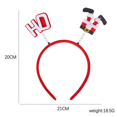 Nova božićna traka za glavu za 2022. Dodaci za kosu Sretan Božić Darovi Djevojke Darovi Božićni ukrasi Sretna Nova godina Oprema za zabavu