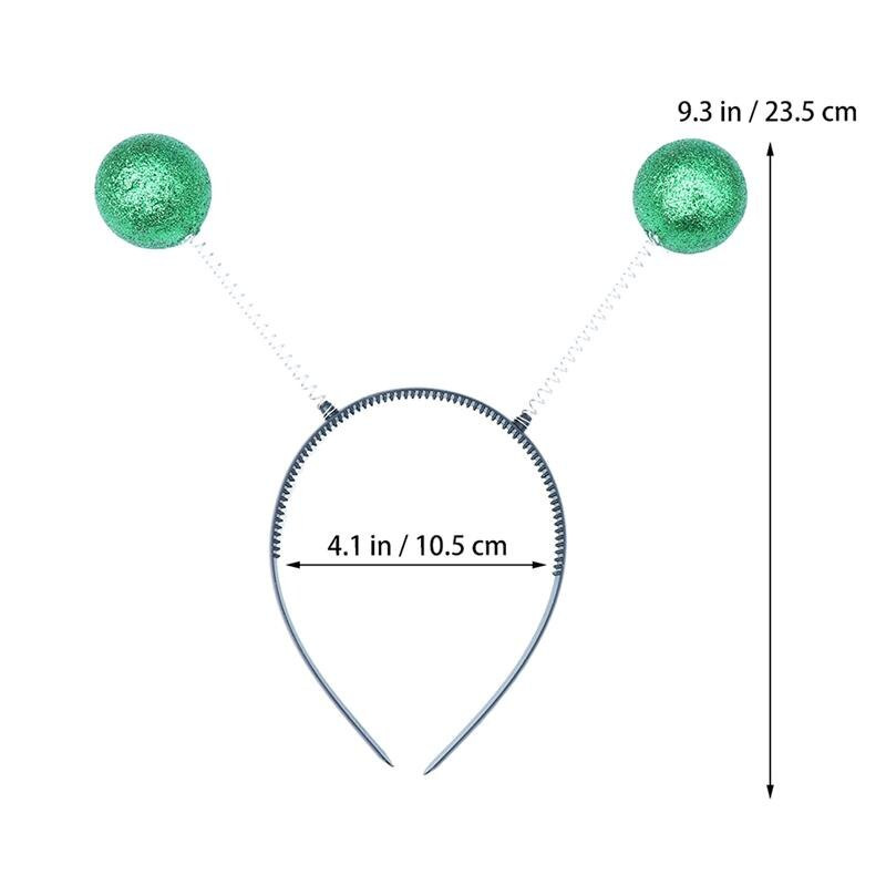 5 τμχ Χαριτωμένο υπέροχο χριστουγεννιάτικο στεφάνι για μαλλιά δημιουργικό αφρό σε σχήμα μπάλας Χριστουγεννιάτικες κορδέλες κεφαλής Διακοσμητικό κάλυμμα κεφαλής