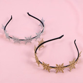 Snježna božićna traka za glavu Obruč za kosu Svjetlucava traka Zimske trake za glavu Dječje božićne trake za kosu Pokrivalo za glavu Snježna traka za kosu