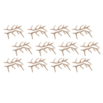 Antlers Crafts Deer Faux Horns Χριστουγεννιάτικα για Στολίδι Δέντρο Μίνι Πλαστικό Κέρατο Κέρατο Κέρατο Ψεύτικοι τάρανδοι προμήθειες
