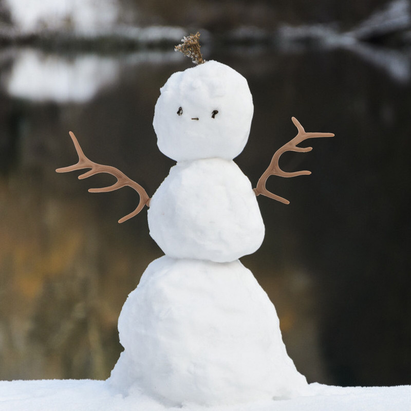 Antlers Crafts Căprior Faux Coarns Crăciun pentru petrecere Ornament copac Mini corn din plastic Antler Reni fals