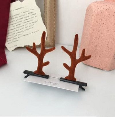 Χριστουγεννιάτικη κορδέλα τάρανδος κέρατο λουλούδι με κορδόνι κούμπωμα για παιδιά ενήλικες Πρωτοχρονιάτικο Navidad Party Halloween Cosplay