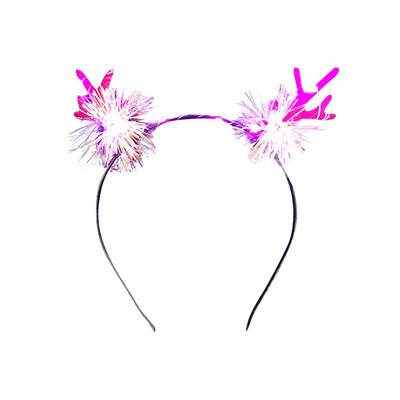 Bentiță de Crăciun Bentita de păr pentru căprioară Bandă de păr luminoasă pentru brad de Crăciun Bentiță pentru cap Cerc pentru cap Crăciun de Crăciun Petrecere Copii Favoare Gif