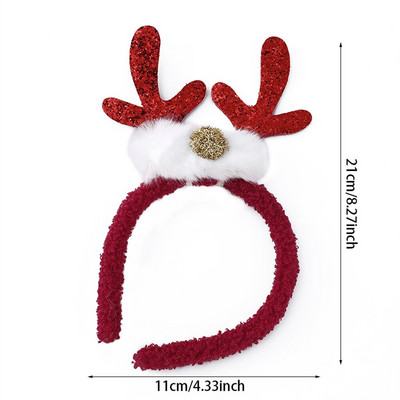 Slatko zeleno božićno drvce Traka za glavu Pokrivala za glavu Božićni darovi za djecu 2023 Sretan Božić Dekoracija za dom Navidad Ukrasi