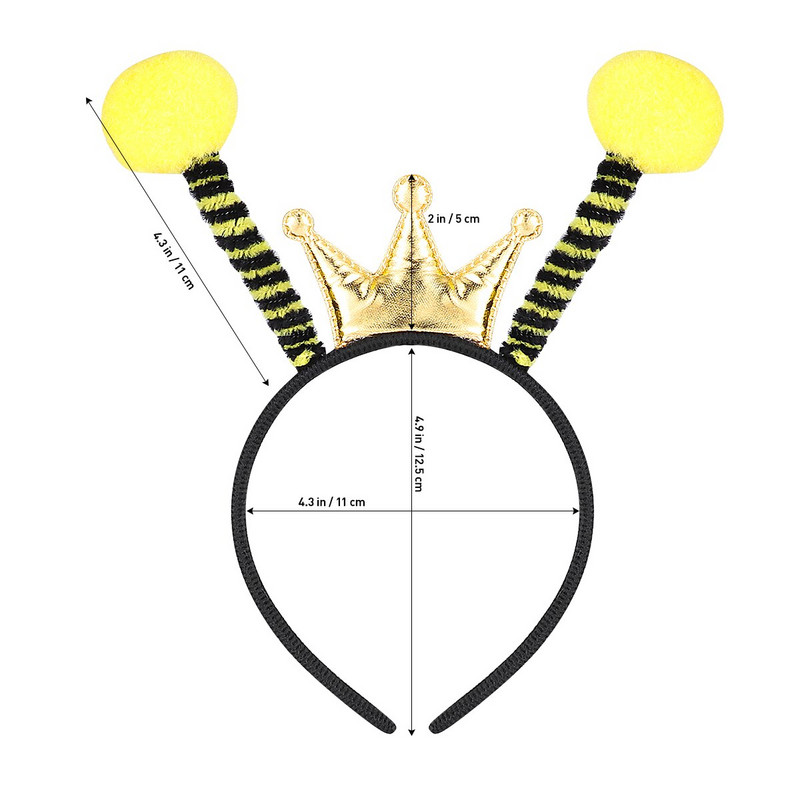 Traka za glavu Bee Party Boppersant Ladybug Fly Antena Favors Frizura Kostim Rođendan Noć vještica Dječji pribor Kape Haljina Lopta