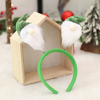 Animacinių filmų galvos apdangalas Kalėdų papuošimas Naujųjų metų dovanos dekoras Miško žmogaus audinys Kalėdų vaiko galvos aprangos papuošalai namams 2023 m.