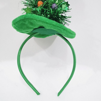 LED Light Up Tree Headbands Headpiece Top Hair Hoop Headwear για Φεστιβάλ Πρωτοχρονιάτικο χριστουγεννιάτικο πάρτι 2023 Δώρο Navidad