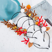 2023. aasta uued jõulukaunistused Sarved Kellukesed Armsad Tüdrukud Laste Juukseaksessuaarid Hirvekõrvad Naiste Peapaelad Jõulupeo Kingitused