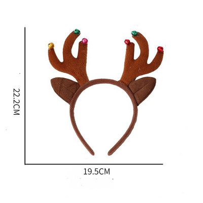 Χριστουγεννιάτικες κορδέλες Santa Tree Elk Headband Παιδικά ενήλικες Χριστουγεννιάτικα στολίδια 2023 Προμήθειες για πάρτι Δώρα Navidad