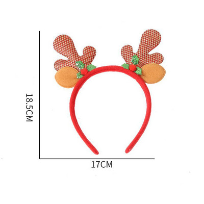 Χριστουγεννιάτικες κορδέλες Santa Tree Elk Headband Παιδικά ενήλικες Χριστουγεννιάτικα στολίδια 2023 Προμήθειες για πάρτι Δώρα Navidad