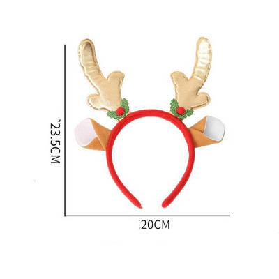 Χριστουγεννιάτικες κορδέλες Santa Tree Elk Headband Παιδικά ενήλικες Χριστουγεννιάτικα στολίδια 2023 Προμήθειες για πάρτι Δώρα Navidad
