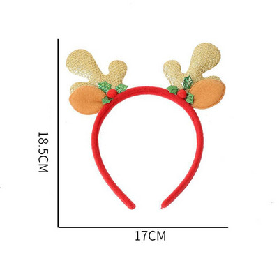 Χριστουγεννιάτικες κορδέλες Santa Tree Elk Headband Παιδικά ενήλικες Χριστουγεννιάτικα στολίδια 2023 Προμήθειες για πάρτι Δώρα Navidad