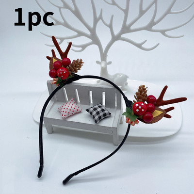 Božićne kopče za kosu u korejskom stilu Žene Slatki losovi rogovi Snjegović Ukosnice za božićnu zabavu Ukosnice za kosu Pokrivala za kosu Dodaci za kosu