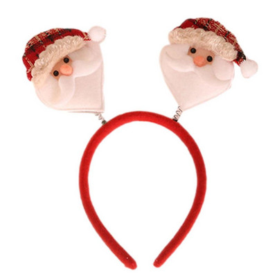 Loomingulised jõulupeapaelad multifilmid, punased jõulud juuksepaelad Jõuluvana sarved peapael Häid jõule kaunistus lastele Navidad kingitused