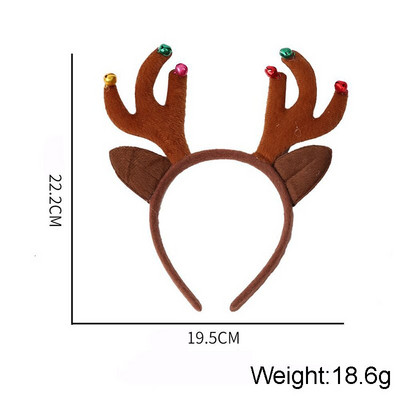 Peopeakate Jõulusarved Peapael Kaunistus jõulukink lastele Peofotograafia rekvisiidid