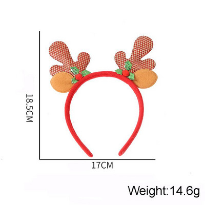 Peopeakate Jõulusarved Peapael Kaunistus jõulukink lastele Peofotograafia rekvisiidid