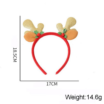 Peopeakate Jõulusarved Peapael Kaunistus jõulukink lastele Peofotograafia rekvisiidid