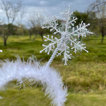 Christmas Headband 2022 News Baby Headband Snowflake Hairband Διακόσμηση για Χριστουγεννιάτικες καινοτομίες Στολίδια Αξεσουάρ για πάρτι