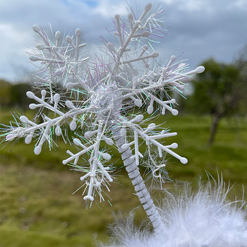 Christmas Headband 2022 News Baby Headband Snowflake Hairband Διακόσμηση για Χριστουγεννιάτικες καινοτομίες Στολίδια Αξεσουάρ για πάρτι