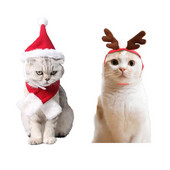 Božićna traka za glavu za psa, mačku, šešir Šešir za kućnog ljubimca Božićna traka za glavu od rogova, psa, mačke, traka za glavu za štene Traka za kosu Dodatak za kosu Igračka za kućne ljubimce Traka za glavu