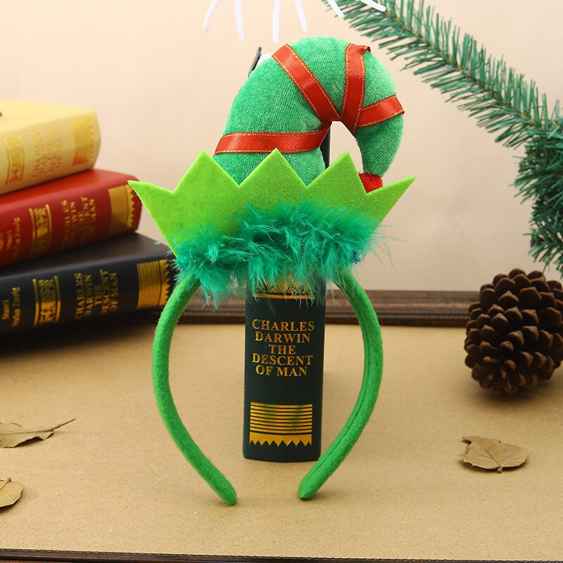 Creative Christmas Elfi peapael Jõulupeo kaunistused Peo Cosplay dekoratiivsed peakatted