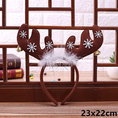 Nove božićne trake za glavu Drvo Djed Božićnjak Jeleni rogovi Traka za kosu Traka za glavu Pokrivala za glavu za djecu i odrasle Ukrasi za sobove Božićna dekoracija Navidad