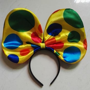 Dots Hairband Clown Circus Πουά Φιόγκος Κορίτσια Αγόρια Πάρτι γενεθλίων Παιδική Παιδική Στολή Minnie Mickey Χριστουγεννιάτικες χειροτεχνίες