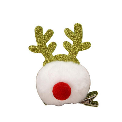 Božićna plišana ukosnica Plišana kugla Zimska dječja ukosnica Gornja kopča Elk Pačji kljun Rogovi Božićni dodaci za kosu