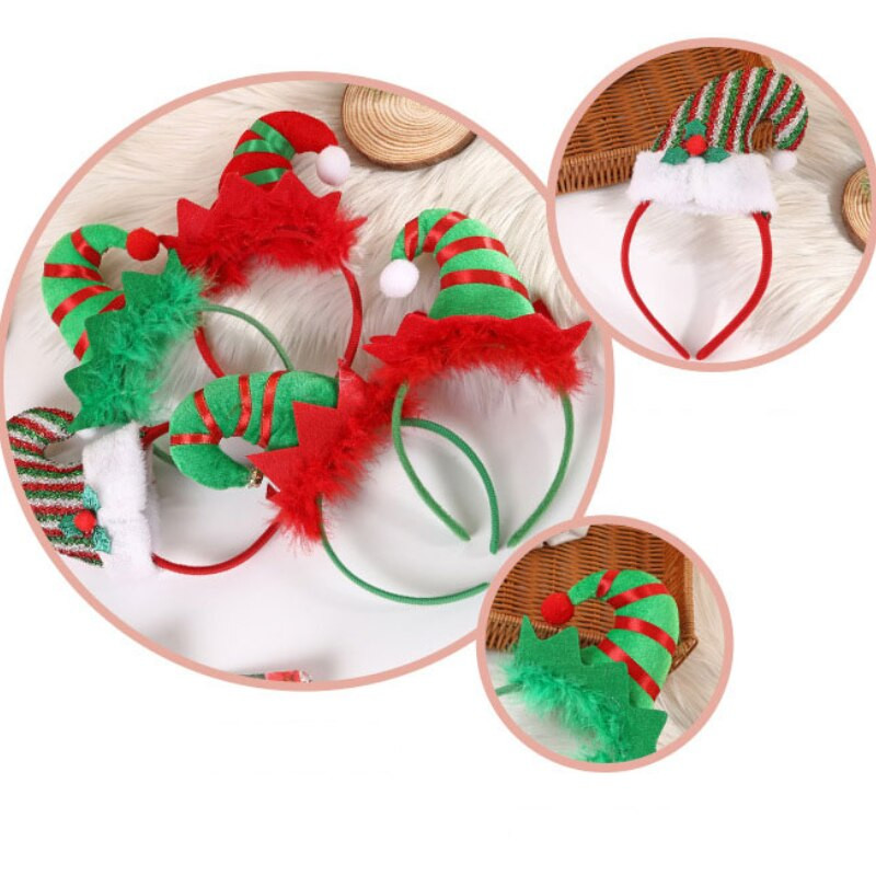 Χριστουγεννιάτικο καπέλο χριστουγεννιάτικο λουρί Χριστουγεννιάτικο καπέλο χριστουγεννιάτικο αξεσουάρ μαλλιών Χριστουγεννιάτικο κούμπωμα με τσέρκι Χριστουγεννιάτικο πάρτι 2023 Δώρο Πρωτοχρονιάς