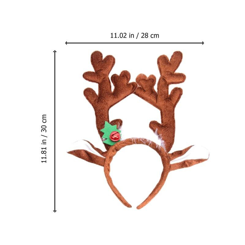 Božićna traka za glavu od sobova Obruč za kosu Ukras za glavu od roga sobova za kostim djevojke Božićni ukrasi Navidad 2023
