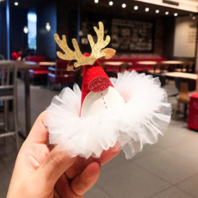 Božićna kopča za kosu od rogova Ukosnice za jelenje uho Festivalska božićna traka za glavu Kuglice za češere Lopta za odraslo dijete Pokrivalo za glavu Party Cosplay Rekvizit Poklon