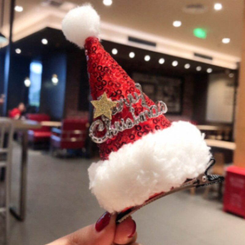Božićna kopča za kosu od rogova Ukosnice za jelenje uho Festivalska božićna traka za glavu Kuglice za češere Lopta za odraslo dijete Pokrivalo za glavu Party Cosplay Rekvizit Poklon