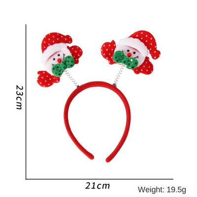 Ramă pentru ochelari de Crăciun și bentițe Accesorii de decorare pentru petreceri de Crăciun Favoruri de sărbători și cabină foto