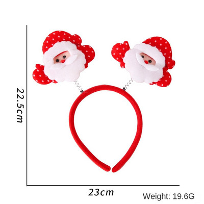 Ramă pentru ochelari de Crăciun și bentițe Accesorii de decorare pentru petreceri de Crăciun Favoruri de sărbători și cabină foto