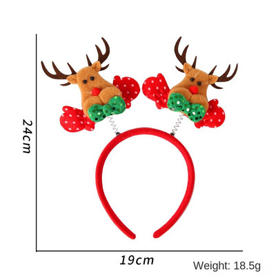 Ramă pentru ochelari de Crăciun și bentițe Accesorii de decorare pentru petreceri de Crăciun Favoruri de sărbători și cabină foto