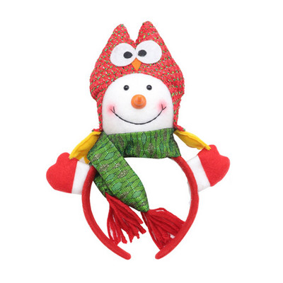 Slatka božićna traka za glavu Snjegović Starac Dekoracije Pokloni Štipalice za kosu Trake za glavu od rogova Novogodišnji ukras Traka za glavu Djeda Božićnjaka