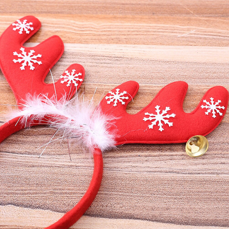 Kalėdinė galvos juosta Šiaurės elnio ragai Elnio galvos apdangalai animacinis filmas Nuotraukų dovanos Briedžių galvos apdangalai Ragai Metai Nauji Ragai Aksesuarai Kostiumų rekvizitai 