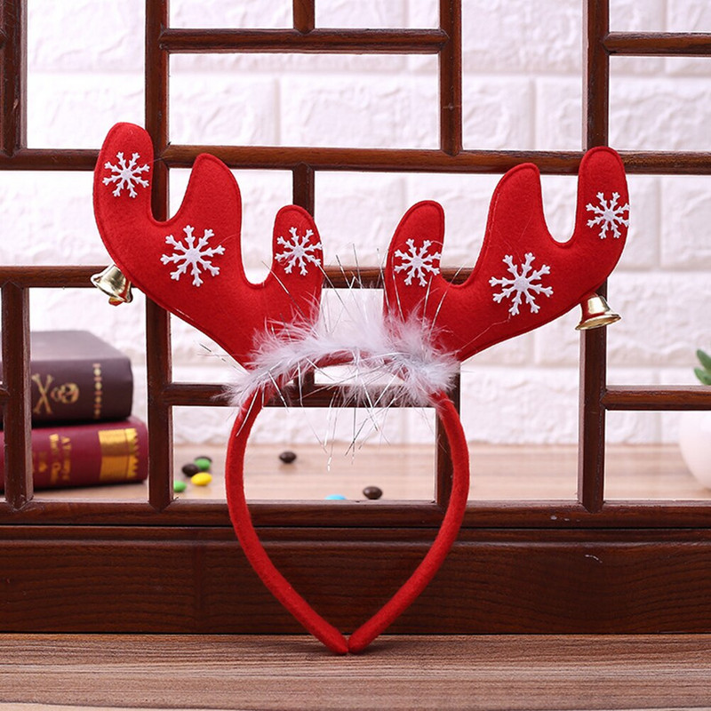 Kalėdinė galvos juosta Šiaurės elnio ragai Elnio galvos apdangalai animacinis filmas Nuotraukų dovanos Briedžių galvos apdangalai Ragai Metai Nauji Ragai Aksesuarai Kostiumų rekvizitai 