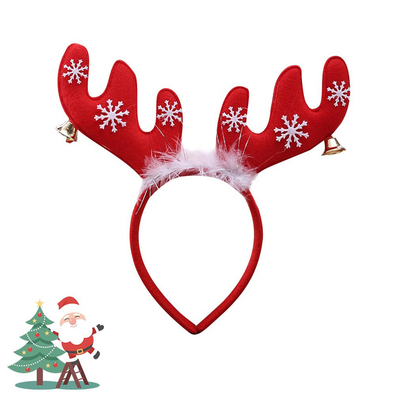 Kalėdinė galvos juosta Šiaurės elnio ragai Elnio galvos apdangalai animacinis filmas Nuotraukų dovanos Briedžių galvos apdangalai Ragai Metai Nauji Ragai Aksesuarai Kostiumų rekvizitai 