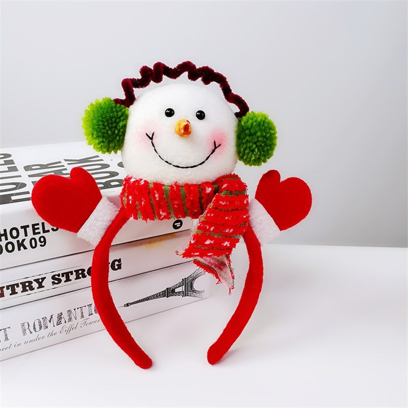 Božićna traka za glavu Djed Božićnjak Jeleni Rogovi Obruč za kosu Djeca Odrasli Pokrivala za glavu Sobovi Ukrasi Božićni ukrasi Oprema za zabavu Cosplay