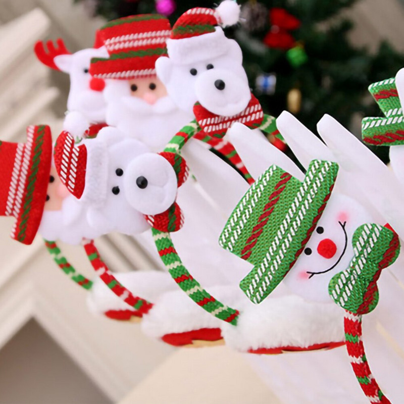 Božićna traka za glavu Jelen Trake za kosu u obliku sobova za Božićni kostim za blagdansku zabavu Pribor za cosplay Navidad 2022 Novedades