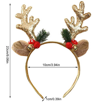 Γλυκό χριστουγεννιάτικο λουράκι μαλλιών με λεπτή εμφάνιση και εξαιρετική υφή για πάρτι Cosplay στολή
