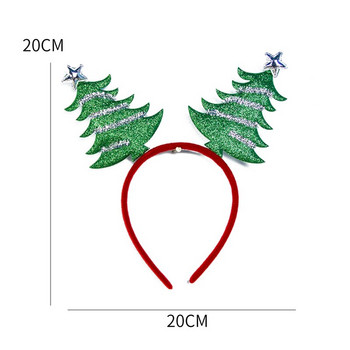 Обръч за коса от еленови рога Коледна детска лента за глава Шапки за деца Коледно парти с костюми
